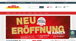 Desktop Screenshot of moebelheinrich.de