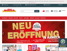 Tablet Screenshot of moebelheinrich.de